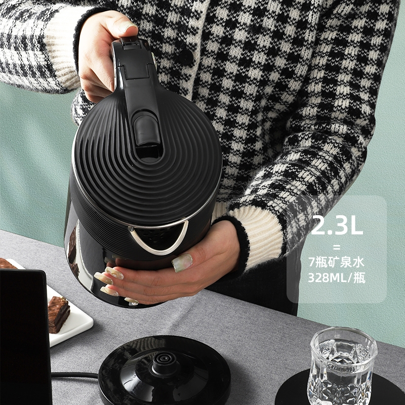 美菱电热水壶家用烧水壶自动断电保温一体水壶级电水壶