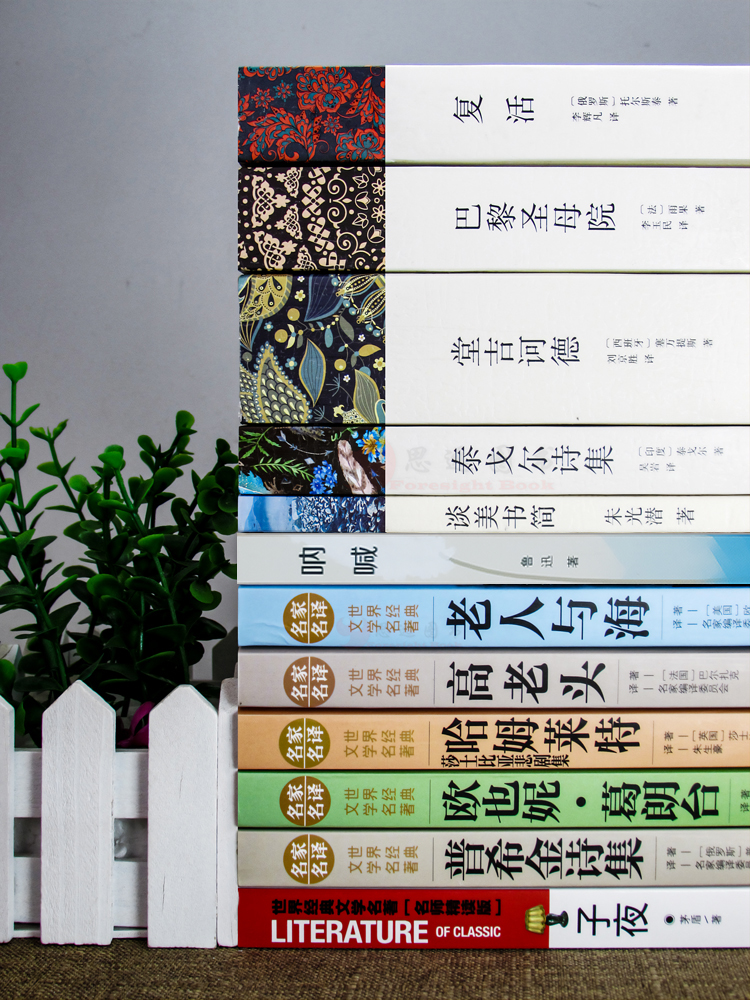 高一语文名著全套巴黎圣母院堂吉诃德正版普希金哈姆雷特呐喊复活适合高中生阅读书籍课外书文学经典书目高清大图