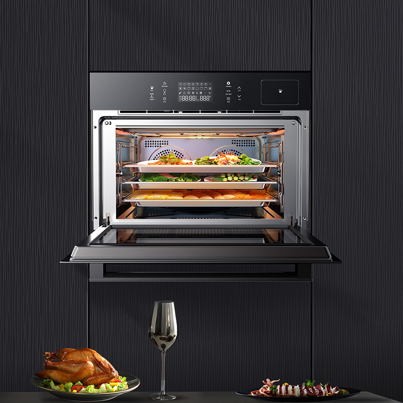 casdon凯度gdpro蒸烤二合一大容量56l嵌入式蒸烤箱