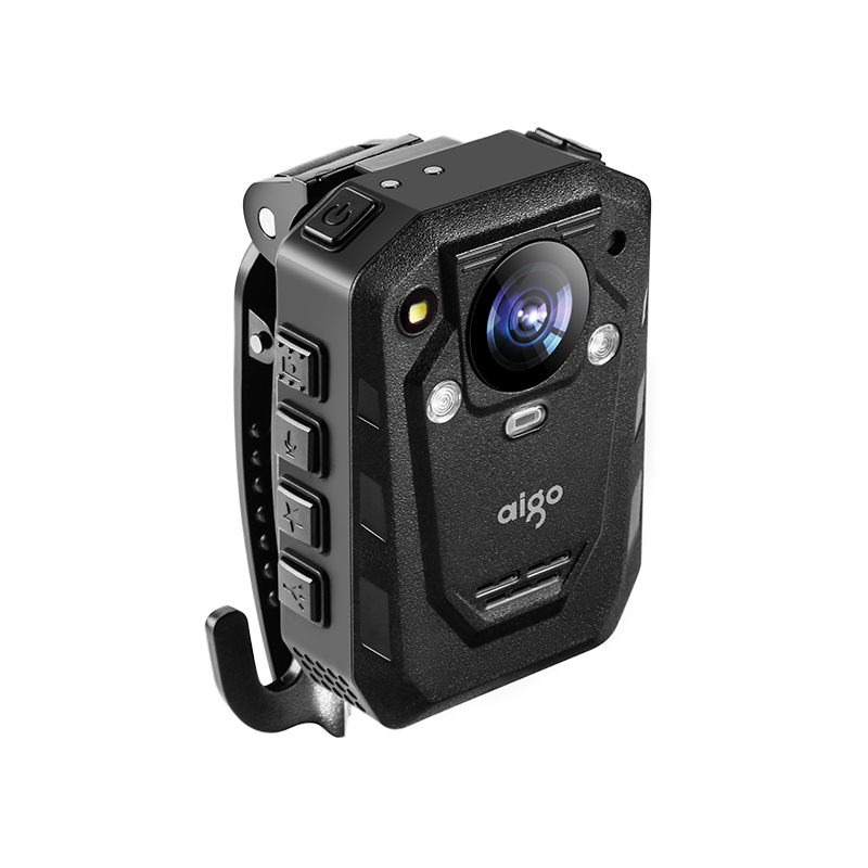 爱国者(aigo)执法记录仪DSJ-T6 64G 红外夜视超清1296P便携加密激光定位录音录像拍照对讲 高清 黑色