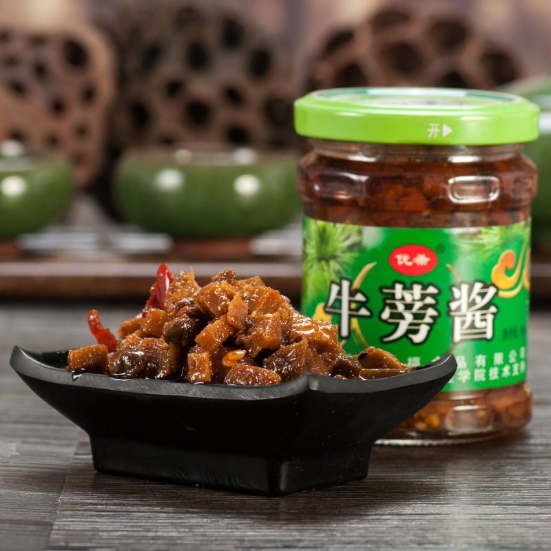 优希 旺德福牛蒡酱180克/瓶 下饭酱拌面拌饭酱牛膀酱菜火锅调味酱 徐州特产