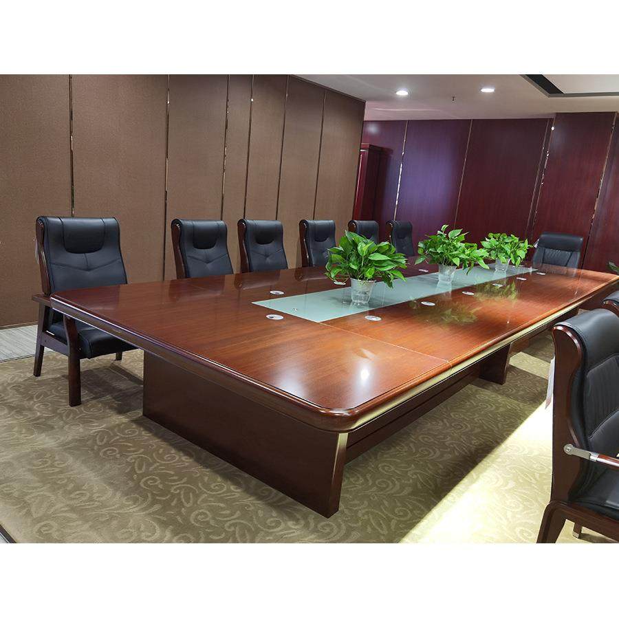 大央会议桌H-91970 7000W*2000D*760H办公家具会议桌长方形大型长桌简约现代会议室洽谈桌高清大图