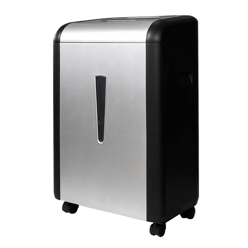 震旦AS0612CD办公商用碎纸机 七级保密 单次6张 连续30分钟,30L 1*2mm粉末 双入口设计 可碎卡、光盘纸高清大图