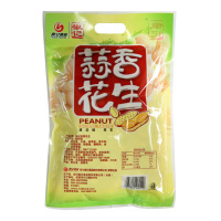 徽记 休闲零食 带壳花生 炒货 蒜香花生300g