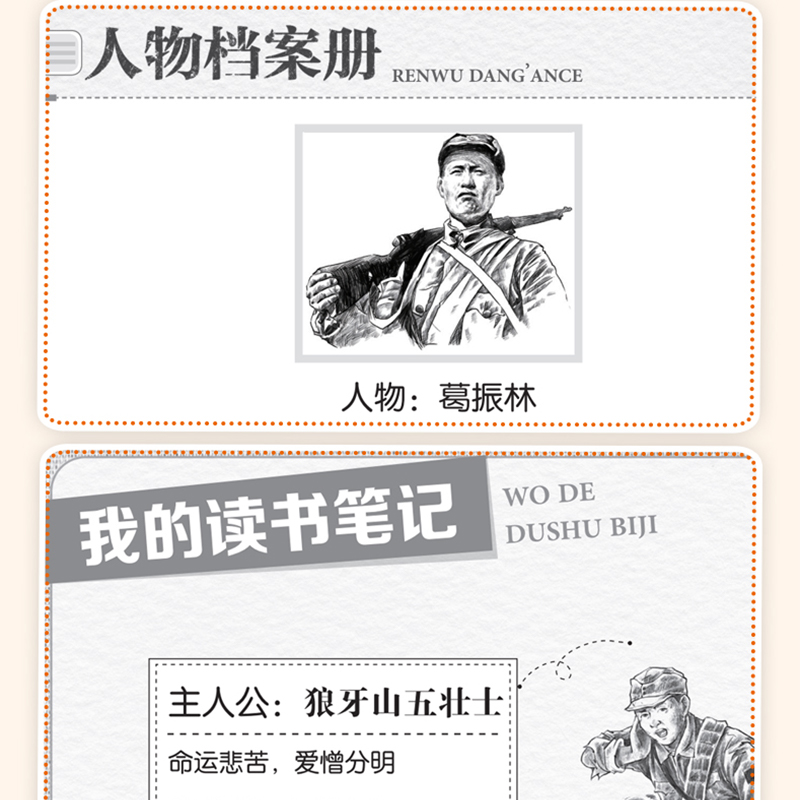 [狼牙山五壮士] [正版]狼牙山五壮士小学生红色经典书籍革命传统教育读本三3四4五5六6年级寒暑假学校书目儿童必课外读物高清大图