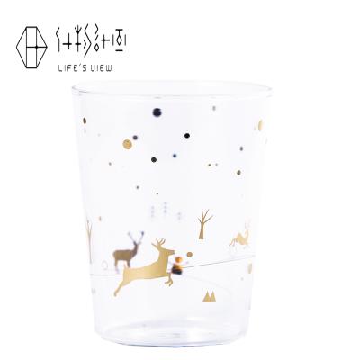 什物计画 烫金印花玻璃杯 麋鹿的冬季圣诞狂欢(线上)