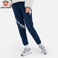 Paul Frank/大嘴猴品牌LOGO印花宽松显瘦运动九分裤