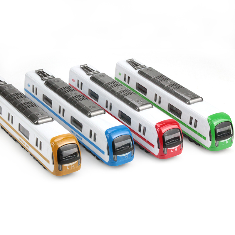 地铁惯性车耐摔小火车模型儿童音乐动车高铁男孩声光玩具车