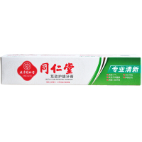 【同仁堂_芨致护龈牙膏-专业清新95g】清新口气洁白牙齿促进牙周健康调理口腔环境抑菌抗炎旗舰正品