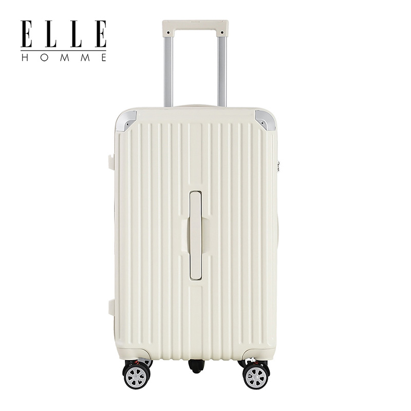 ELLE HOMME EH25312022 加厚防刮耐磨拉杆箱 -20寸米白色