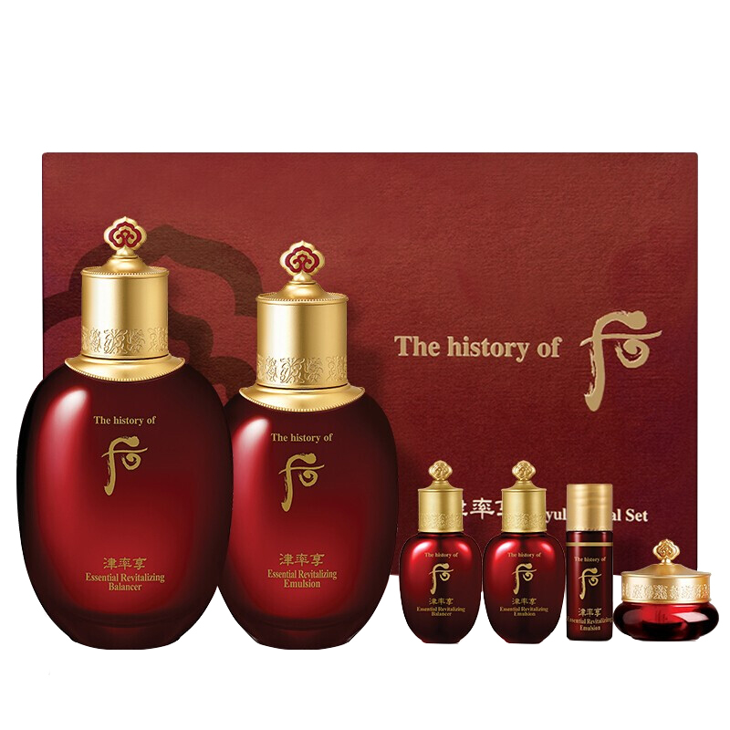 后Whoo津率享红华凝香平颜系列礼盒6件套