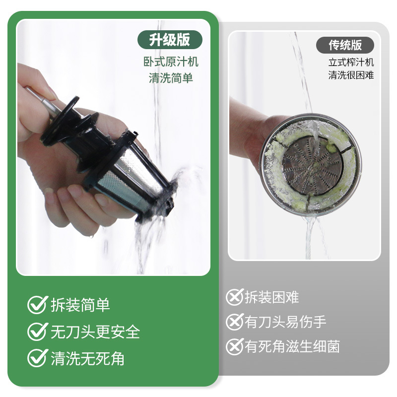 美国艾霏特多功能榨汁机渣汁分离原汁机小型家用商用西芹生姜打汁机蔬菜水果小家电