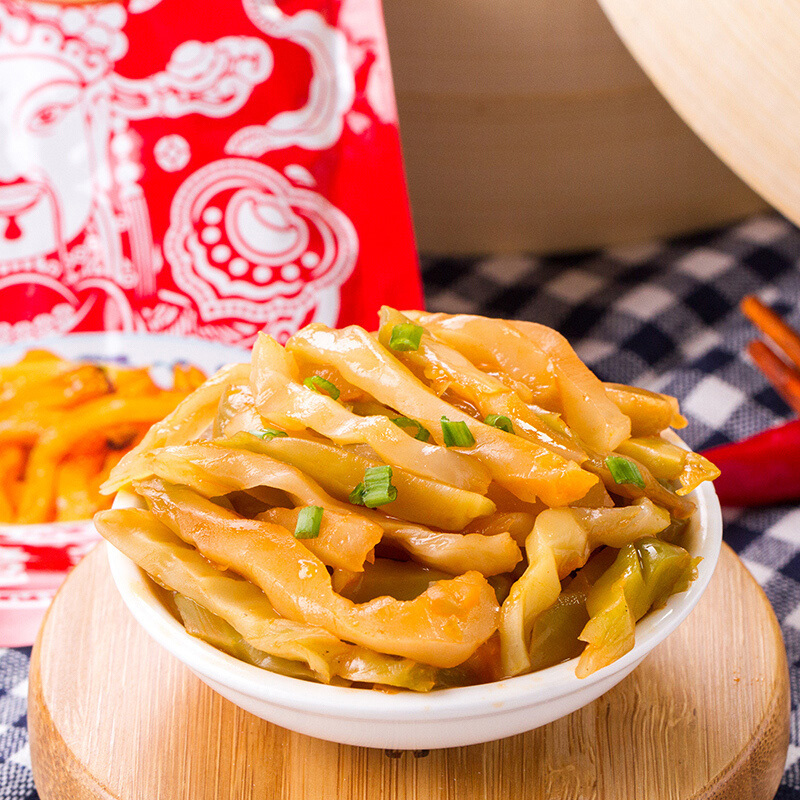 乌江榨菜 鲜脆菜丝70g*10袋咸菜 下饭菜 海带丝 榨菜自 涪陵榨 学生榨菜 拌饭