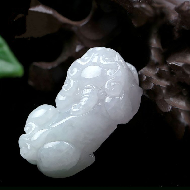 翡翠貔貅挂件项链坠男女款玉坠挂饰品带证书送女朋友七夕情人节礼物