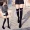 BOBO Angel2019秋冬新款过膝弹力长靴女高跟鞋女加绒长筒靴粗跟高筒靴子女
