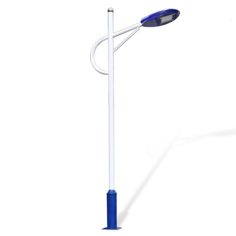 路灯杆6米太阳能路灯led超亮挑臂双头30w院区市电新农村防厂家