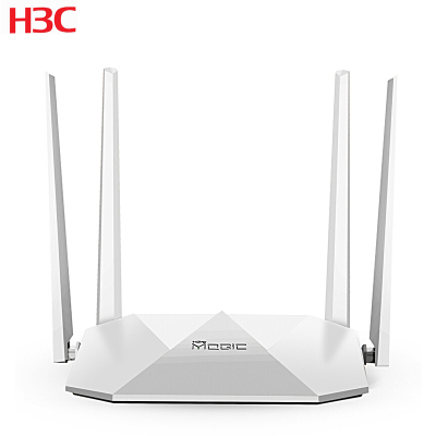 华三(H3C)h3c Magic R100 300M 四天线 wifi 无线穿墙 智能路由器