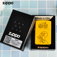 ZIPPO正版原装之宝男士个性芝宝暴富鸭纯铜创意个性定制zppo男士煤油防风火机