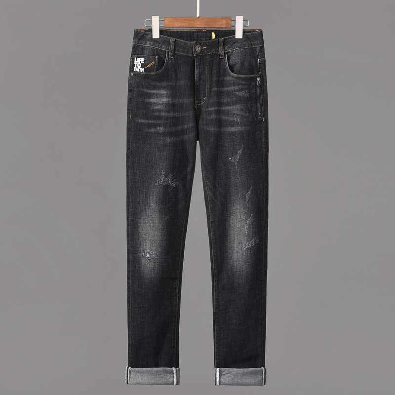 欧贝罗亚(oberora)男士牛仔裤 优品剪标时尚休闲直筒经典牛仔裤【价格