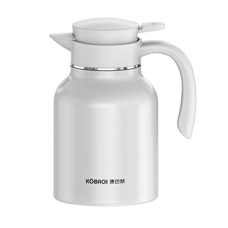康巴赫 乐享系列保温壶1600ml珍珠白 KH-H16B01