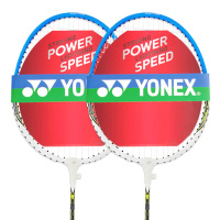 尤尼克斯YONEX羽毛球拍控球型 B700 业余初级初学训练款组合套装 已穿线 两支装 对拍