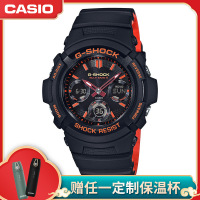 卡西欧(CASIO) 手表男 G-SHOCK系列日韩品牌防水运动个性手百搭时尚男士石英腕表GA-100