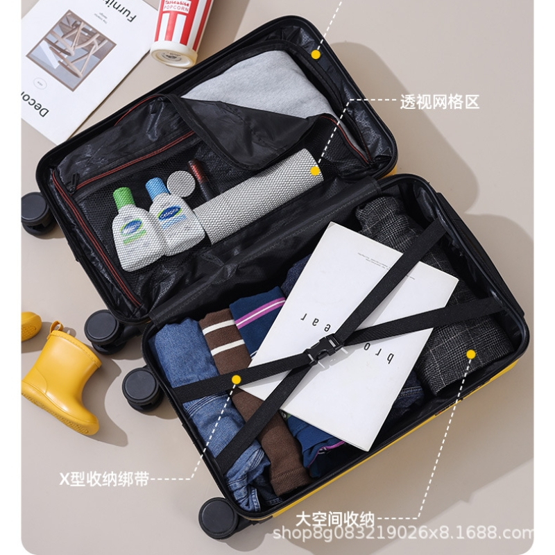 苏宁宜品&一禾亼物37开大容量万向轮密码行李箱20寸 YH-003