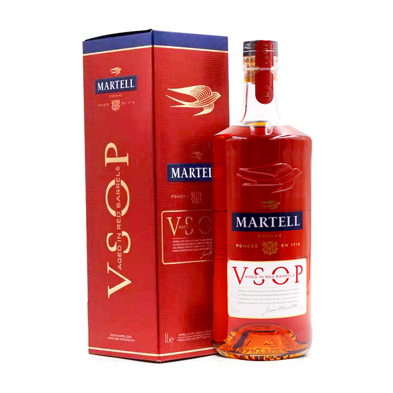 martell马爹利干邑vsop赤木白兰地洋酒原瓶进口欧洲版1000ml参数