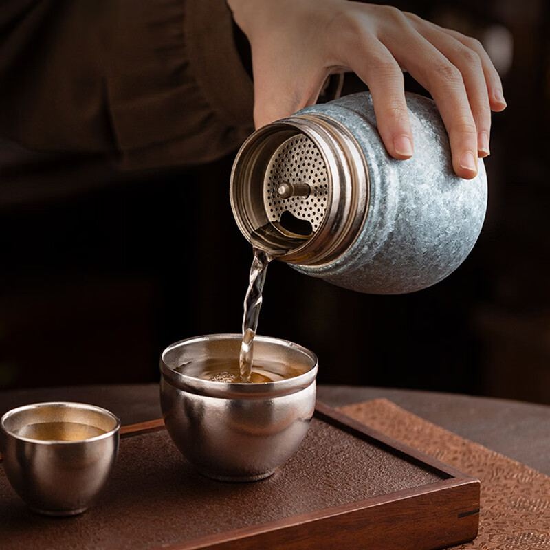 贝洛可 户外便携大容量福禄-钛杯套装 180ml BK342高清大图