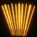 百士安 流星雨LED灯防水流星灯 太阳能款-30厘米8根-线长4.5米-暖色-长亮款