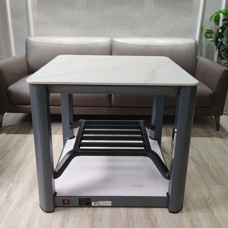 瑞奇电取暖桌家用正方形带中架层取暖桌烤火炉烤火桌电烤桌 r1-80