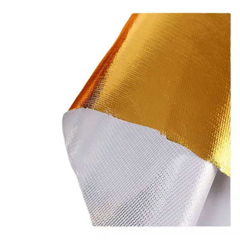 金布烫金布料包树包柱子金布银布婚庆广告节日背景装饰布包墙用布-1.2*100米金一卷高清大图