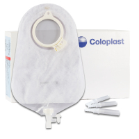 康乐保(Coloplast)特舒1758二件式尿路造口袋开口透明防返流小便造瘘袋50mm 15个