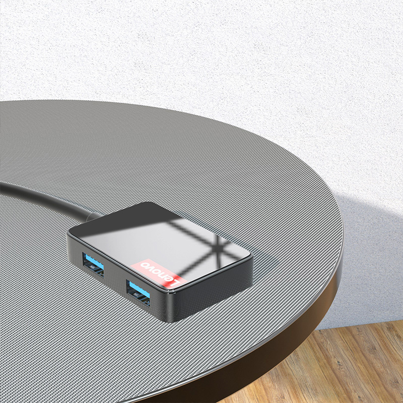 联想LP0806 亚克力镜面 USB3.0多功能扩展坞