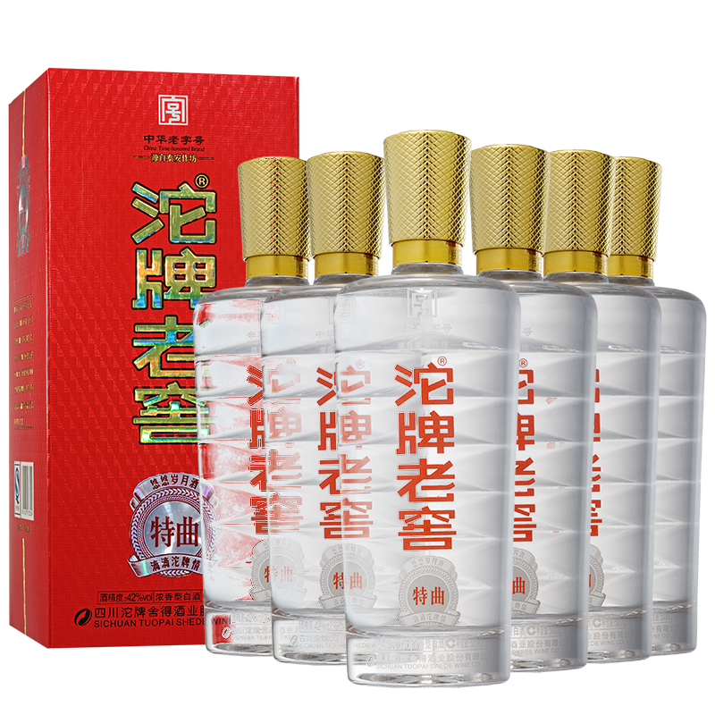 沱牌白酒 精品·沱牌老窖特曲50%vol 500ml×6