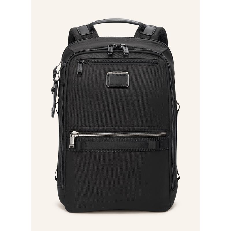 TUMI多功能商务休闲双肩包防丢追踪织物拼色防水旅行包高清大图