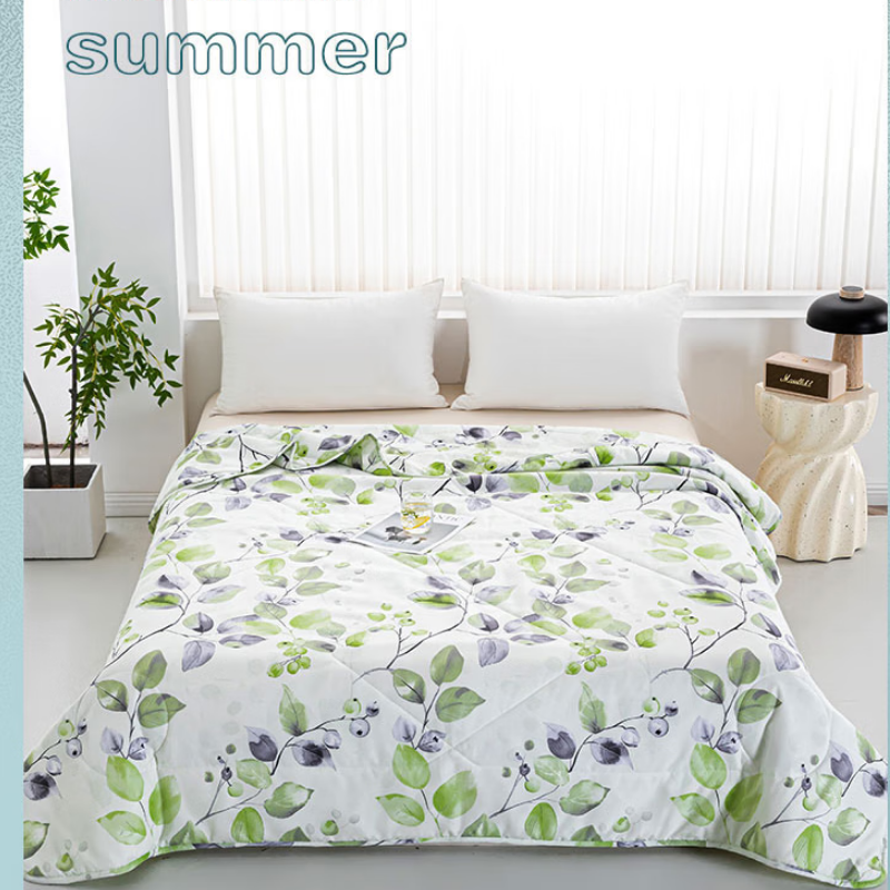 恒源祥TSB2011小美满夏凉被 200*230cm可机洗单人薄被子高清大图