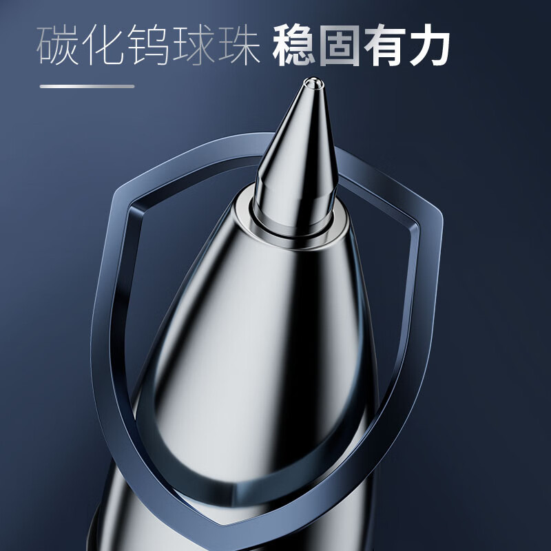 晨光(M&G)K35按动中性笔12支/盒3盒装 0.5mm黑笔红笔蓝水笔签字笔走珠笔碳素中性笔彩色圆珠笔水性笔财务用笔