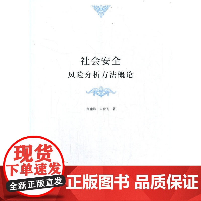 社会安全风险分析方法概论高清大图