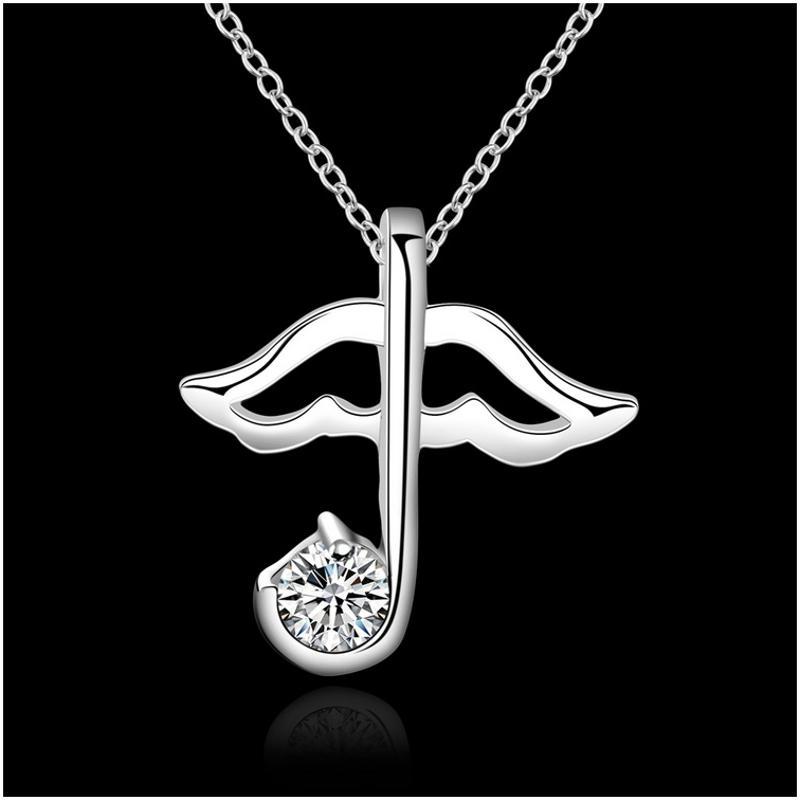 N578 Women Silver Necklace 镀925纯银女项链日韩版锁骨链潮人送女朋友七夕情人节礼物