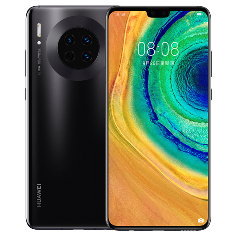 [二手95成新]华为MATE30 4G 亮黑色8G+128G 全网通安卓手机6.62英寸屏麒麟990双卡拍照娱乐4G手机高清大图