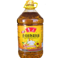 鲁花调和油大豆食用调和油5L物理压榨