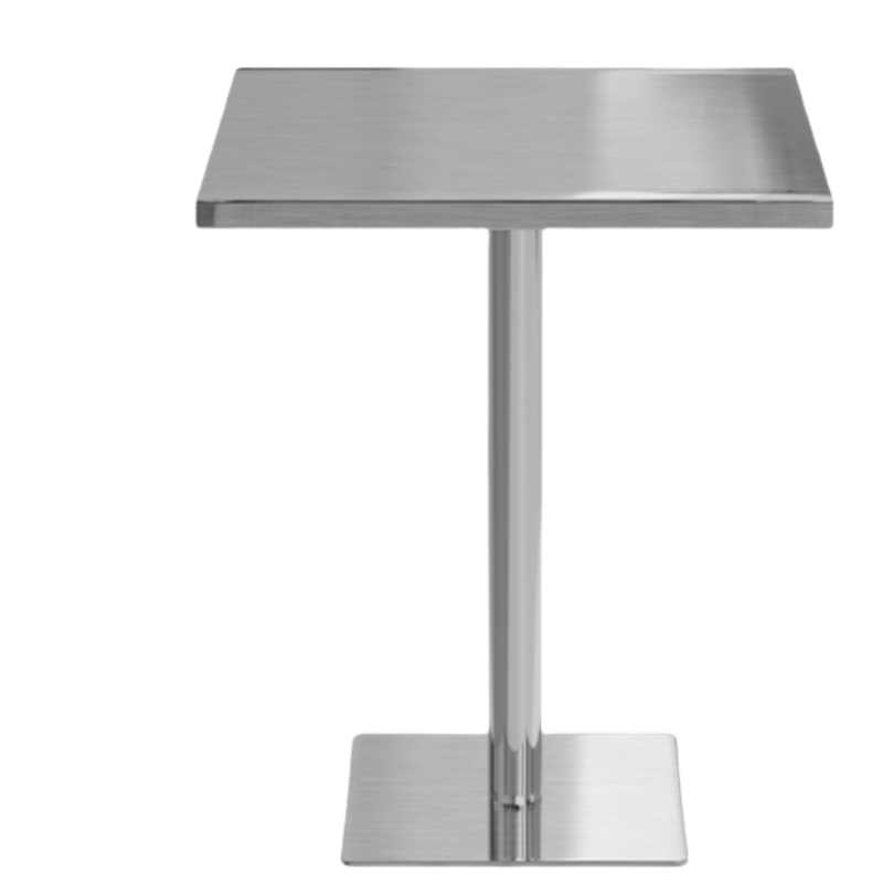 铭思达餐桌不锈钢方桌张高清大图