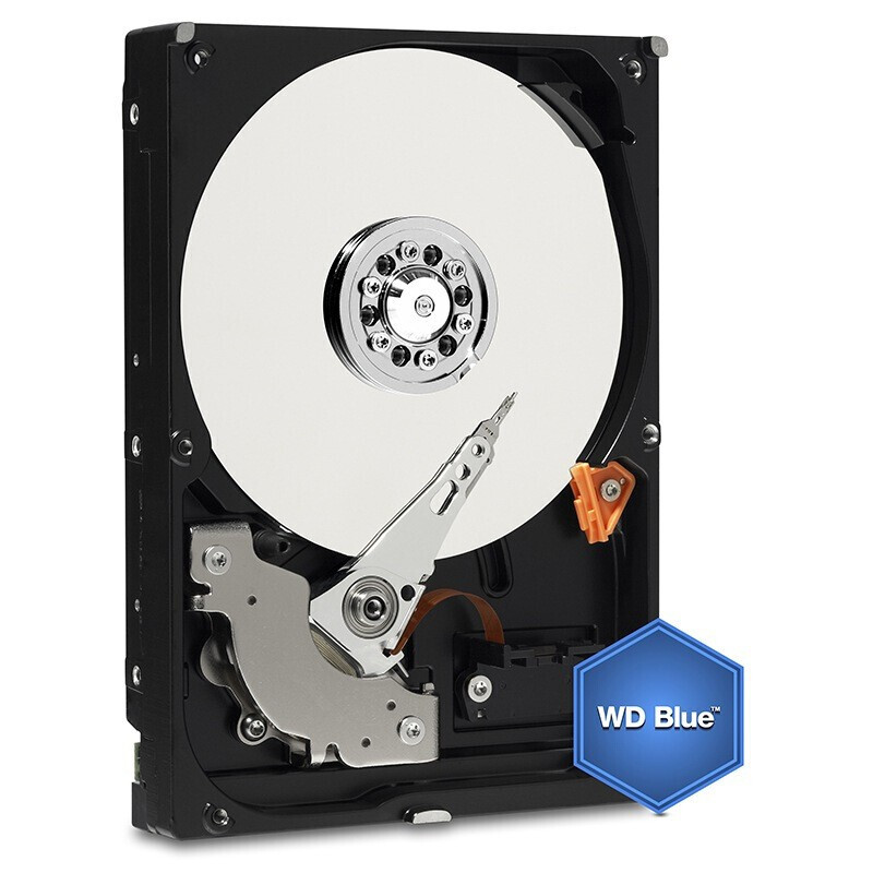西部数据 蓝盘1TB SATA6Gb/s 7200转64MB 台式机械硬盘WD10EZEX