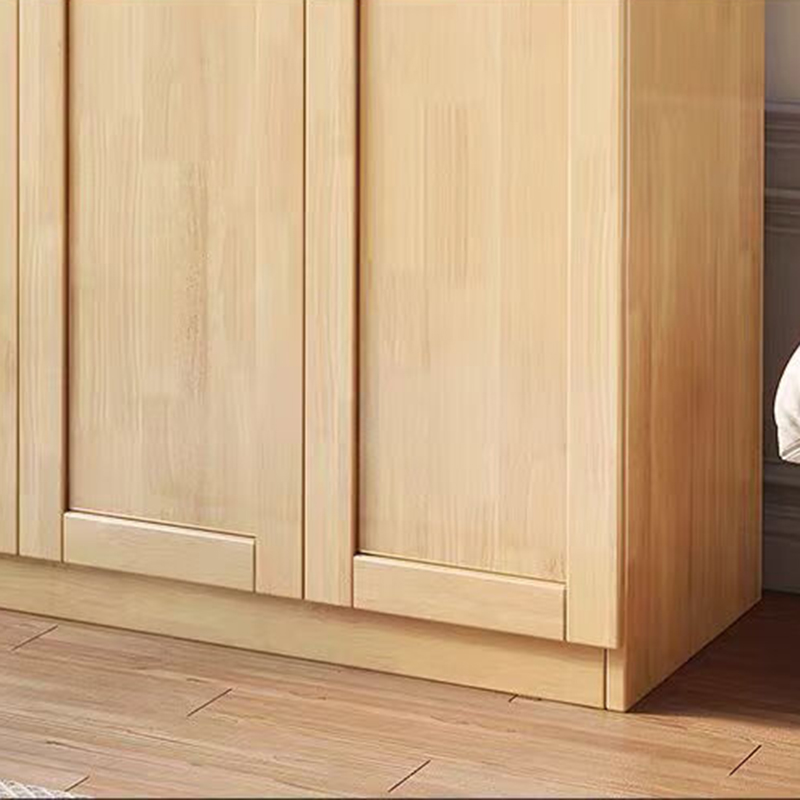 圣德列北欧衣柜简易组合大衣橱卧室储物柜两门衣柜家用小户型挂衣柜高清大图
