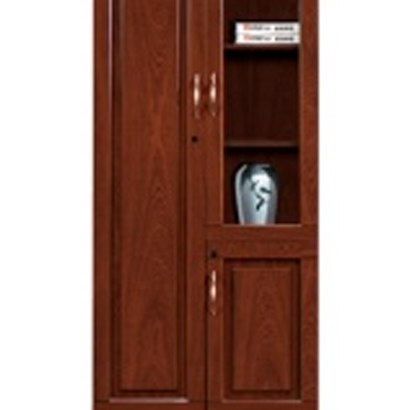 大央文件柜SL-102左 900W*420D*2000H 书架落地置物架客厅家用靠墙收纳柜子储物柜办公室文件柜简易书高清大图