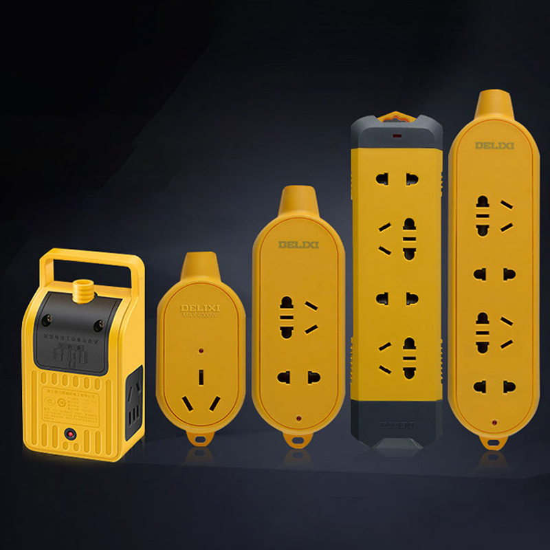 德力西工程插排不带线插板地拖无线插座面板多孔排插拖线板16a