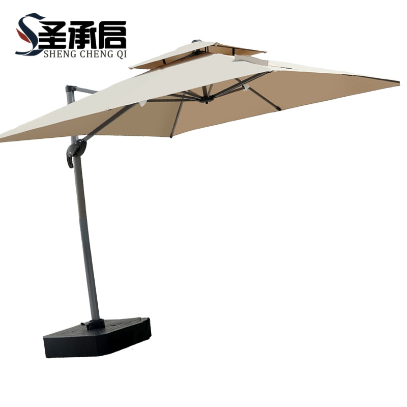 圣承启 户外遮阳伞 3*3m 把高清大图