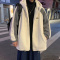 YUANSU学生撞色连帽棉服男冬季加绒加厚保暖摇粒绒棉衣胖子大码保暖外套棉衣