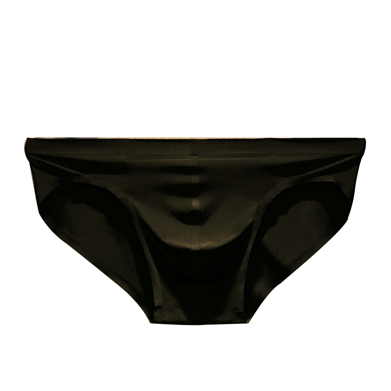 盛世尼曼3条装内裤男士冰丝三角纯色低腰夏季超薄性感小三角短裤头土